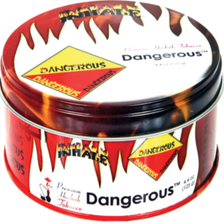 INHALE HOOKAH TOBACCO DANGEROUS FLAVOR 125GRAM TIN