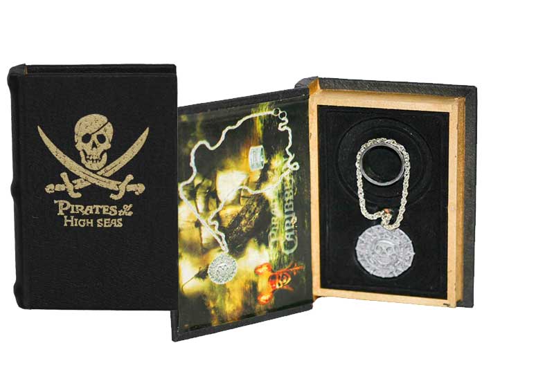 PIRATES OF THE HIGH SEAS NECKLESS IN A STASH BOOK