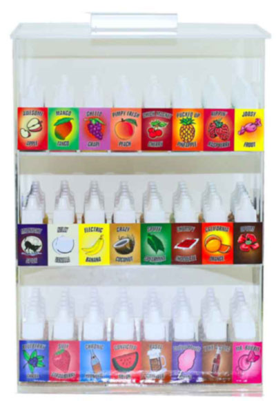 TASTY PUFF CIGARETTE FLAVORING 288 PC/ACRYLIC DISPLAY