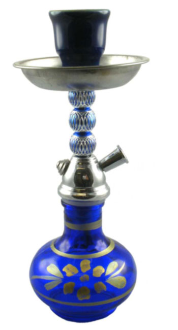 EXTRA MINI HOOKAH WITH HOSE IN CARTON BLUE