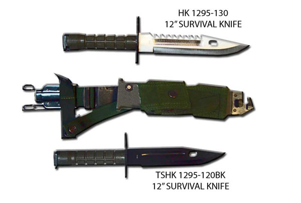 12'' COMBAT SURVIVAL KNIFE WITH  SHEATH