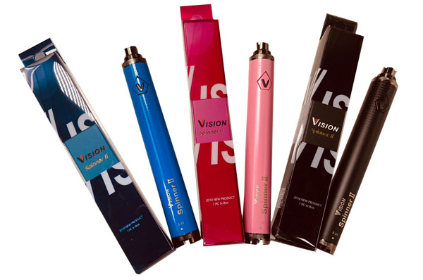 VISION TWIST 650mah VARIABLE VOLTAGE BATTERIES