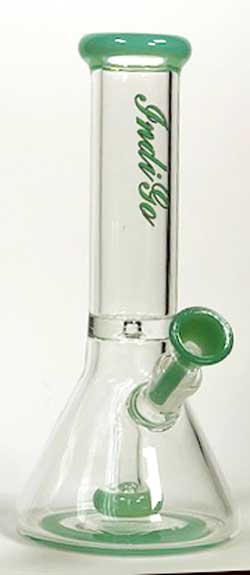 INDIGO WATER PIPE 8'' TALL ASSORTED COLOR