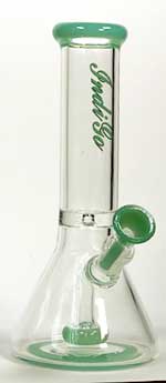 INDIGO WATER PIPE 8'' TALL ASSORTED COLOR