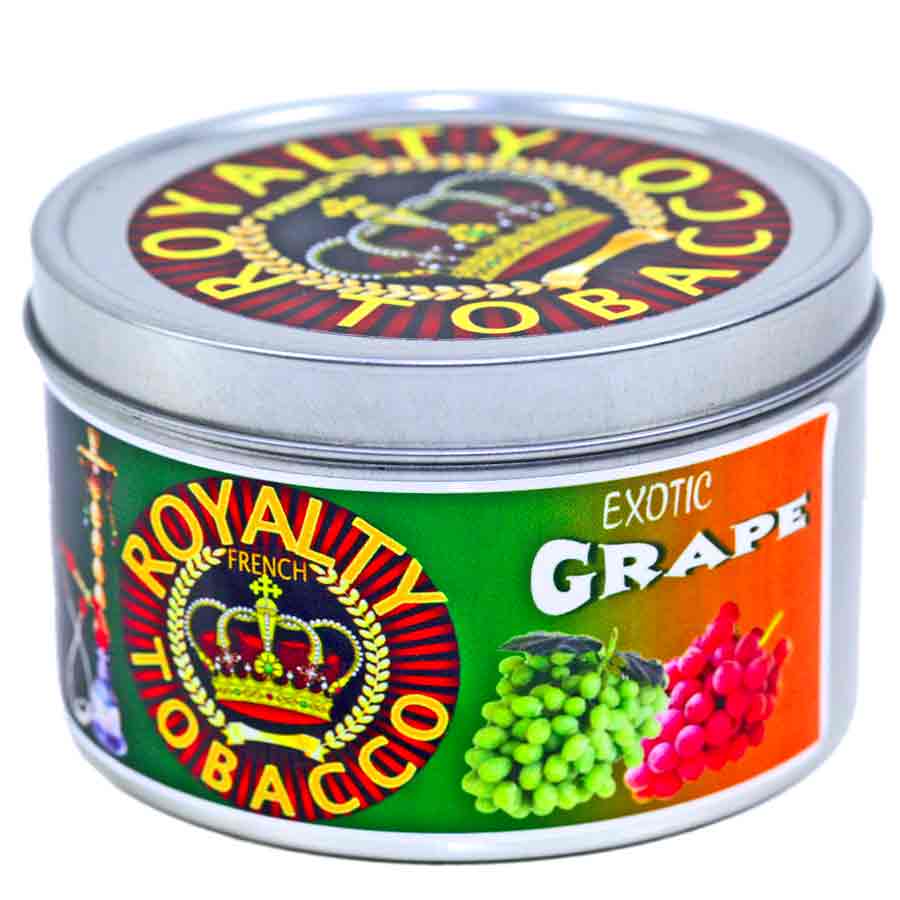 ROYALTY HOOKAH TOBACCO GRAPE FLAVOR 250G.