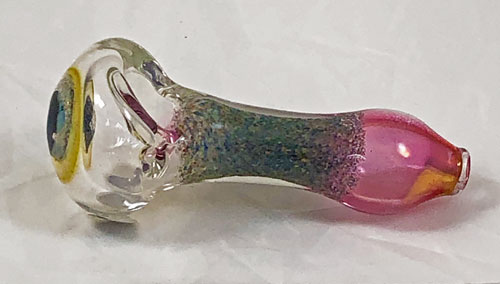 4'' SPATTERD HAND PIPE BY CRUSH U.S.A.