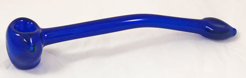 12'' LONG GADOLF PIPE COBALT BLUE TUBE