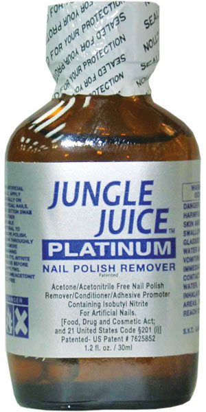 Jungle Juice Platinum NAIL Polish Remover 30ml bottle