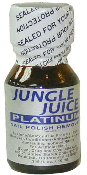 Jungle Juice Platinum NAIL POLISH Remover 10ml bottle