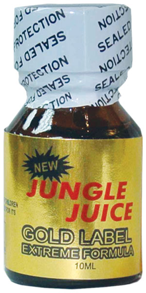 Jungle Juice GOLD Nail Polish Remover 10ml bottle