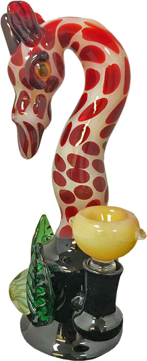 Giraffe PIPE 8'' Tall, Hand Made by Artist