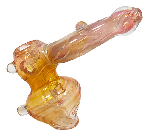 HAMMER BUBBLER WITH MARBLES, 7'' LONG