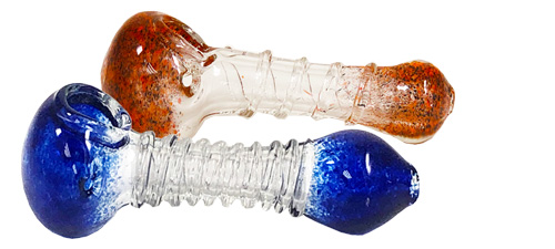 4'' LONG INSIDE-OUT HEAVY DUTY GLASS PIPE