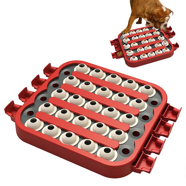KADTC Playground Puzzle Toys For Dogs Red