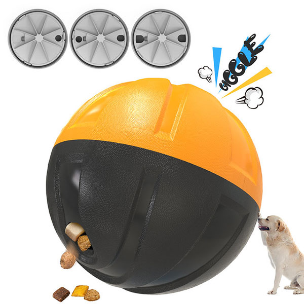 KADTC Dog BASKETBALL Puzzle Ball Black and Orange