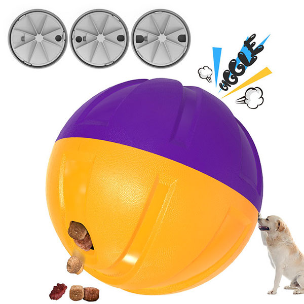 KADTC Dog BASKETBALL Puzzle Ball Purple and Orange