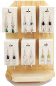 CARVING STONE EARRINGS DISPLAY