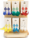 DREAMCATCHER FEATHER EARRINGS DISPLAY