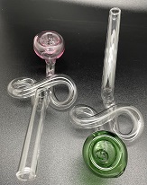 Glass Bow Shape PIPE