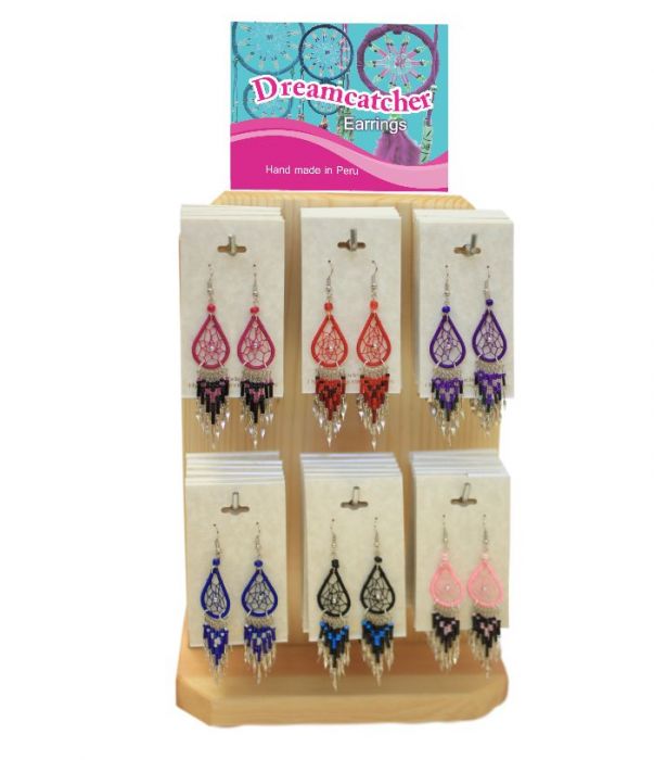 Dreamcatcher tear drop dangles