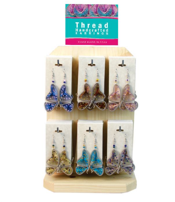 Assorted butterfly with BEADS Earrings
