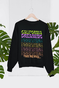 California Dreaming Graphic Sweatshirt