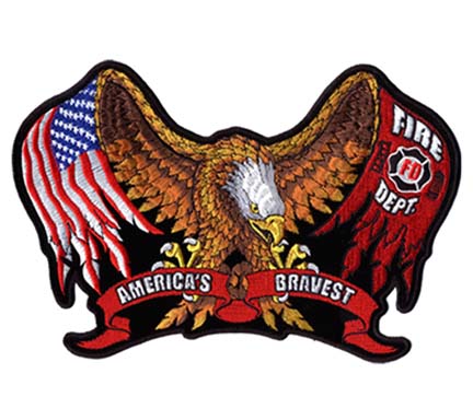 FIRE DEPT BRAVEST PATCH