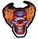 FLAMING CLOWN PATCH