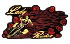 LADY RIDER RIDING PATCH