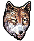 WOLF HEAD PATCH