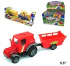 DIECAST METAL FARM TRACTORS WITH TRAILER