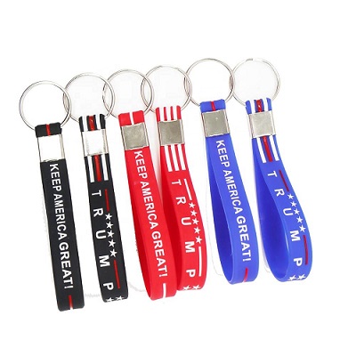 Trump Silicone Bangle Key Chain BRACELET