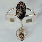 DRAGON SLAVE BRACELET W RING ON CHIAN - CLOSEOUT $ 5 EA