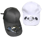 SOLAR POWER FAN ON BASEBALL HAT *- CLOSEOUT $ 5 EA