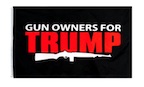 GUN OWNERS FOR TRUMP 3 X 5 FLAG