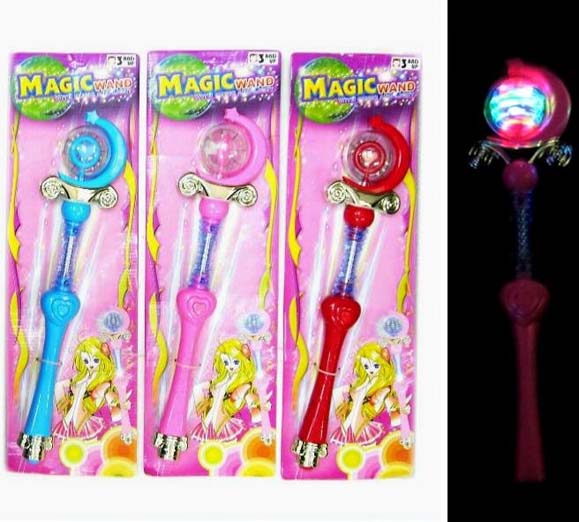 NEW SPINNING BALL PRINCESS WANDS *- CLOSEOUT NOW $ 2 EA