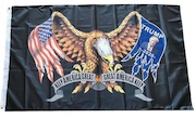 DONALD TRUMP EAGLE WINGS 2020 3 X 5 AMERICAN FLAG ( sold by the p