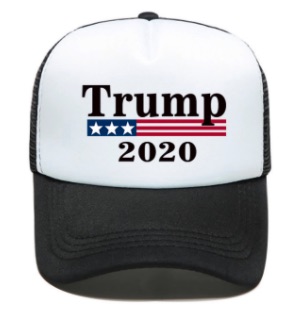 TRUMP 2020 MESH TRUCKER BASEBALL CAP BLACK OR RED (piece)