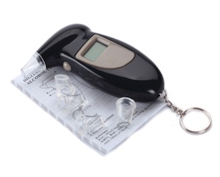 Digital breathalyzer alcohol tester KEYCHAIN (sold by the piece)