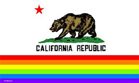 CALIFORNIA PRIDE FLAG