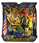 NEVER FORGET POW MIA PATCH