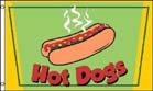 HOT DOGS FLAG