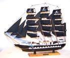 WOODEN PIRATE SHIP 13 INCHES *- CLOSEOUT $ NOW $7.50 EA