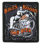 BIKES BOOBS & BEER PATCH