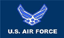 NEW US AIR FORCE 3 X 5 FLAG