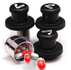 Secret Stash Car Cigarette Lighter Pill Box Container Safe