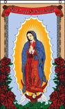 GUADALUPE ROSES FLAG