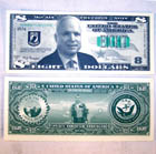 MCCAIN EIGHT DOLLAR FAKE PLAY BILLS- NOW ONLY 2 CENT EA BILL