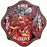 EAGLD DRAGON FIRE DEPT JUMBO PATCH