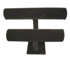 VELVET TWO LEVEL BRACELET DISPLAY RACK